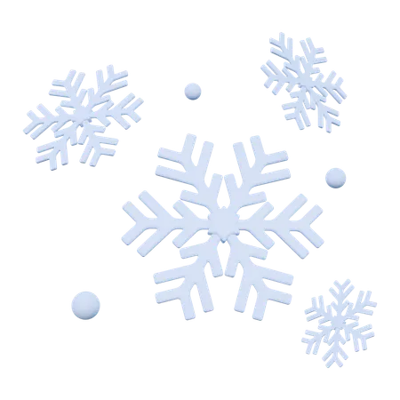 Christmas Snow  3D Icon