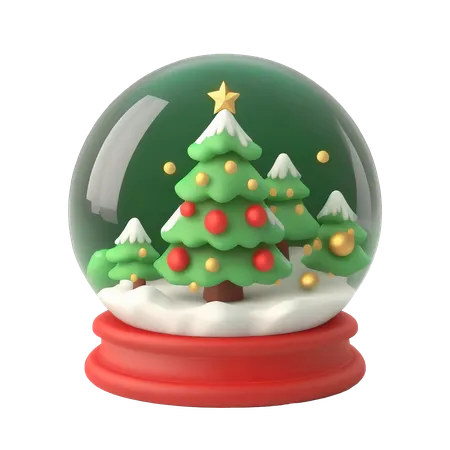 Christmas Snowball  3D Icon