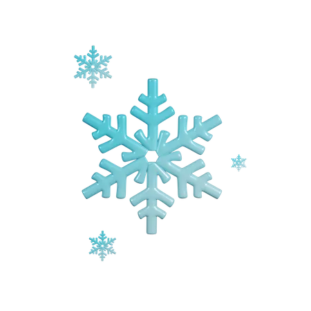 Christmas Snowflake  3D Icon