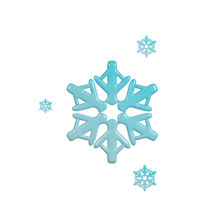 Christmas Snowflake  3D Icon