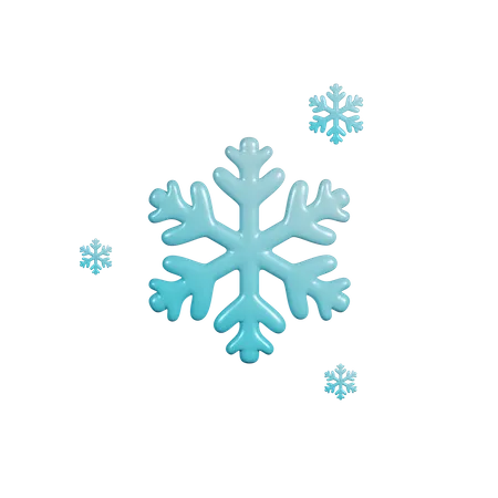 Christmas Snowflake  3D Icon