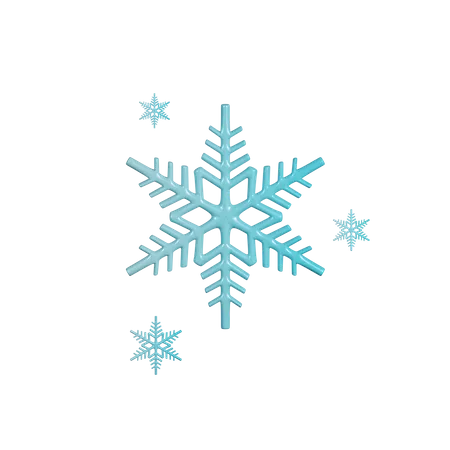 Christmas Snowflake 3D Icon