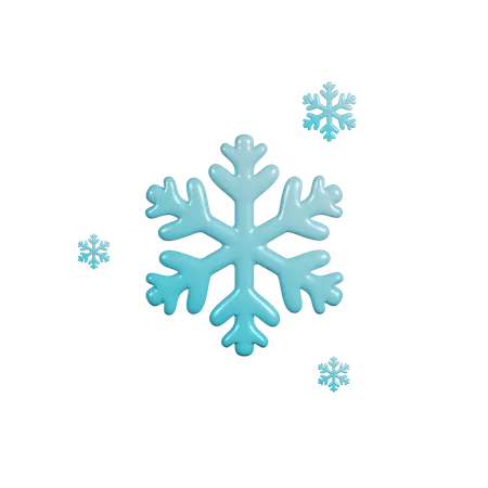 Christmas Snowflake 3D Icon