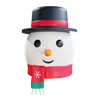 Christmas Snowman Head