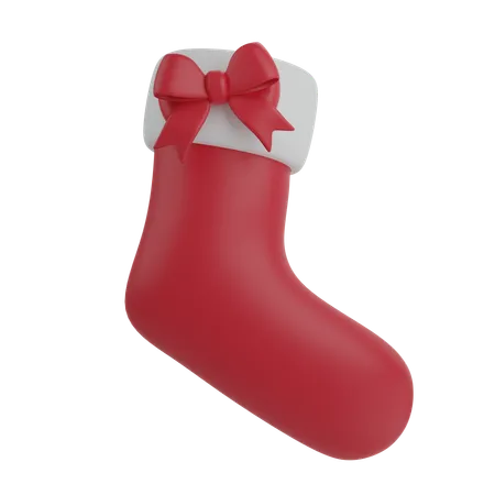 Sock 3 D Illustrations Christmas Icon 3D Icon