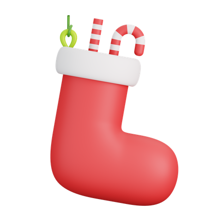 Christmas Sock  3D Icon