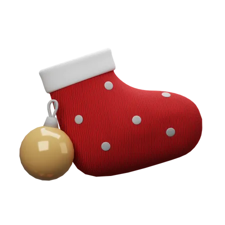 Christmas Sock  3D Icon