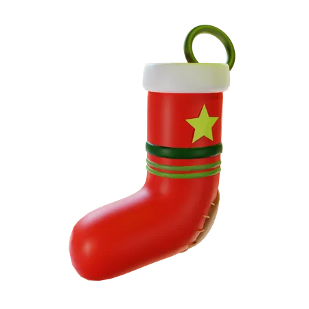 Christmas Sock  3D Icon