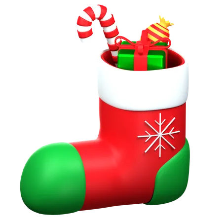 Christmas Sock  3D Icon