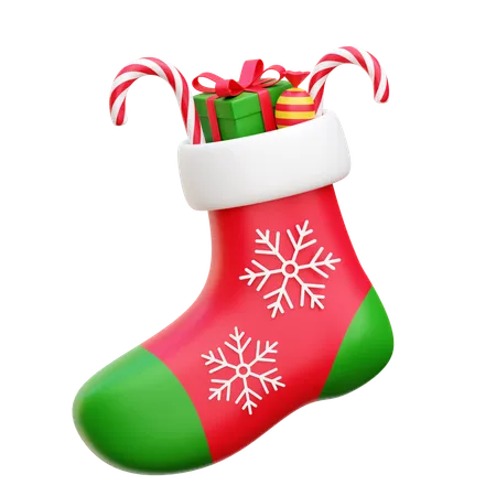 Christmas Sock  3D Icon