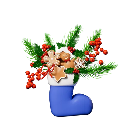 Christmas Sock  3D Icon