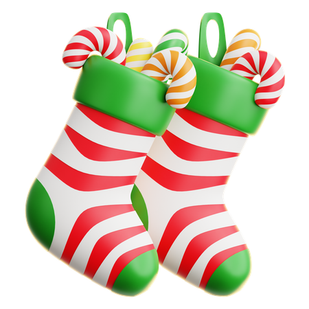 Christmas Sock  3D Icon