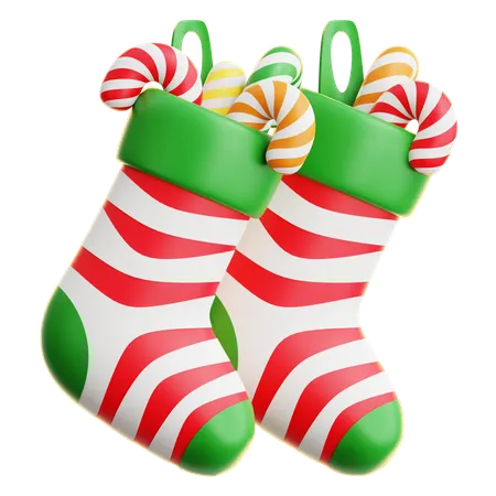 Christmas Sock  3D Icon