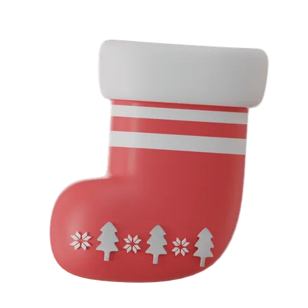 Christmas Sock  3D Icon