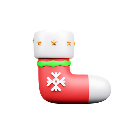 Christmas Sock  3D Icon