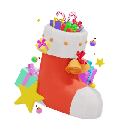 Christmas Socks  3D Icon