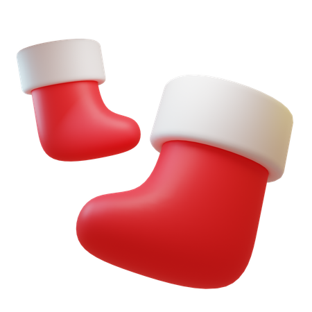 Christmas Socks  3D Icon