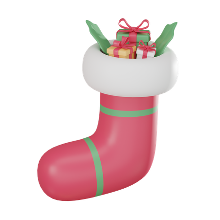 Christmas Socks  3D Icon