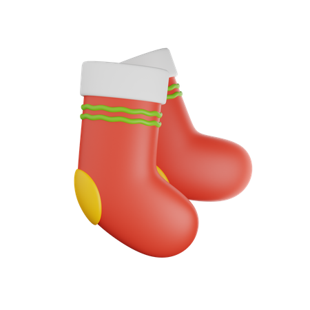 Christmas Socks  3D Icon