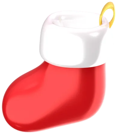 Christmas Socks  3D Icon