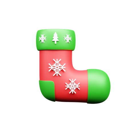 Christmas Socks  3D Icon