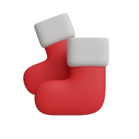 Christmas Socks  3D Icon