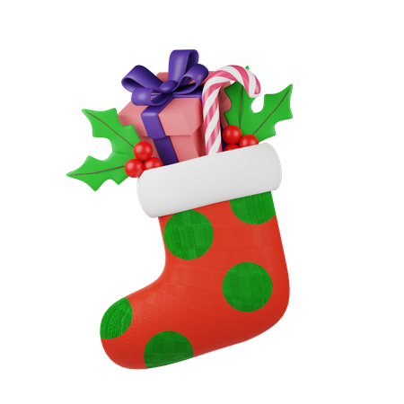 Christmas Socks  3D Icon