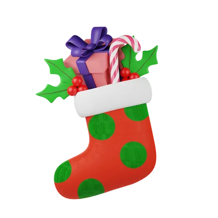 Christmas Socks  3D Icon