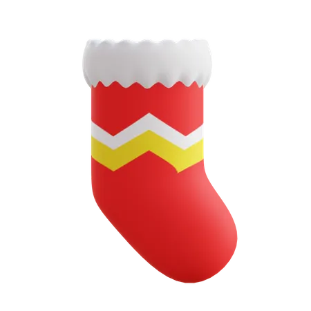 Christmas Socks  3D Illustration