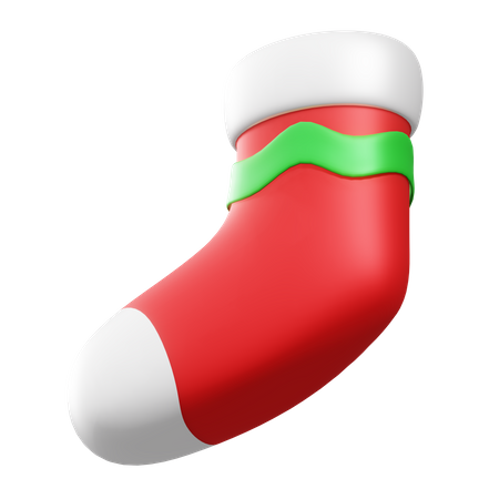 Christmas Socks 3D Illustration