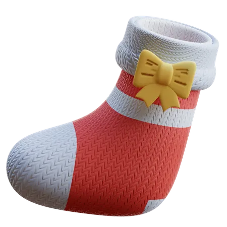Christmas Socks 3D Icon