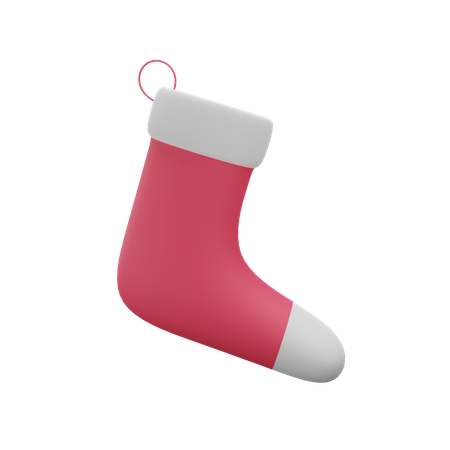 Christmas Socks 3D Illustration