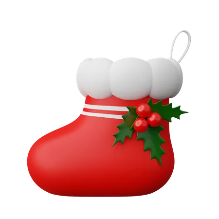 Christmas Socks 3D Icon
