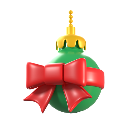 Christmas Sphere  3D Icon