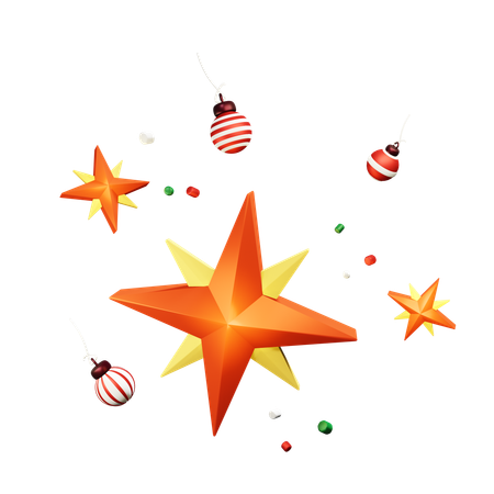 Christmas Star  3D Icon