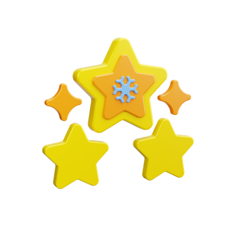 Christmas Star  3D Icon
