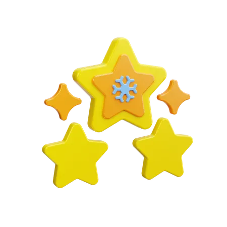 Christmas Star  3D Icon