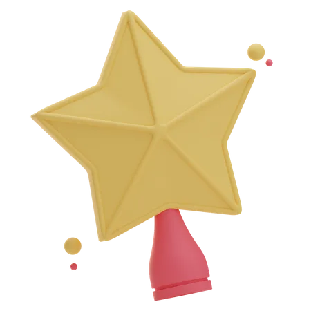 Christmas Star  3D Icon