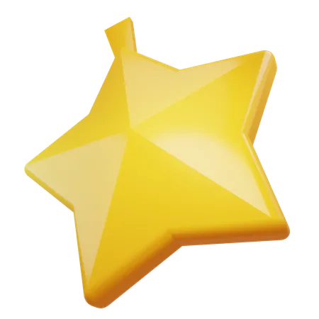 Christmas Star  3D Icon