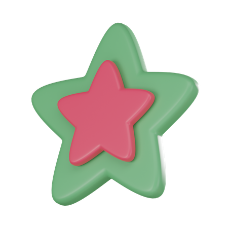 Christmas Star  3D Icon