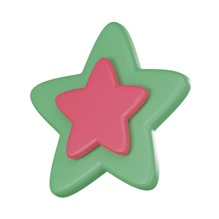 Christmas Star  3D Icon