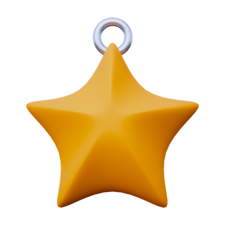 Christmas Star  3D Icon