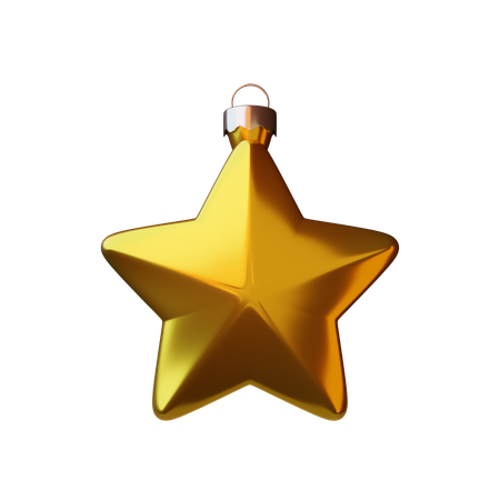 Christmas Star  3D Icon