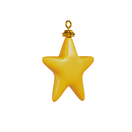 Christmas Star  3D Icon