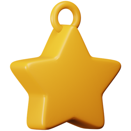 Christmas Star  3D Icon