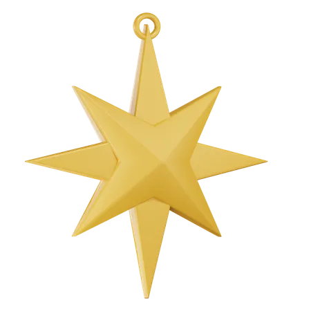 Christmas Star  3D Icon