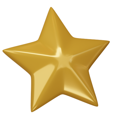 Christmas Star  3D Icon