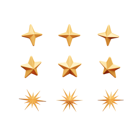 Christmas Star  3D Icon