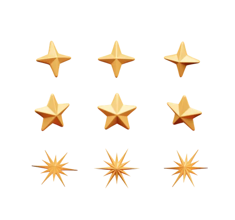 Christmas Star  3D Icon