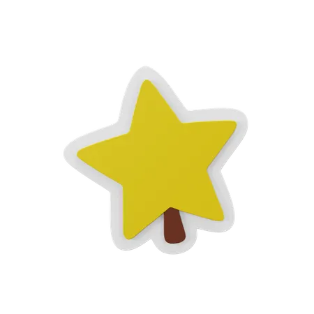 Christmas Star  3D Icon